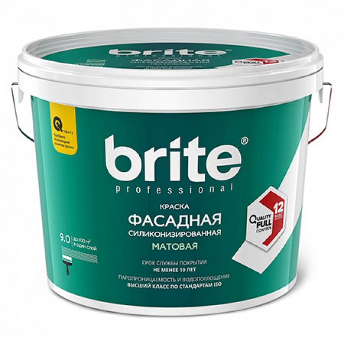 Краска фасадная силиконизированная BRITE Professional 66054