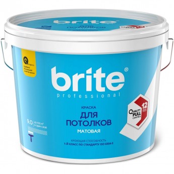 Краска для потолков BRITE PROFESSIONAL