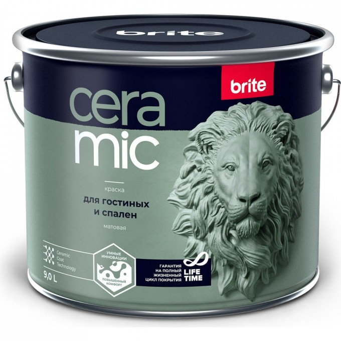 Краска для гостиных и спален BRITE CERAMIC O04585