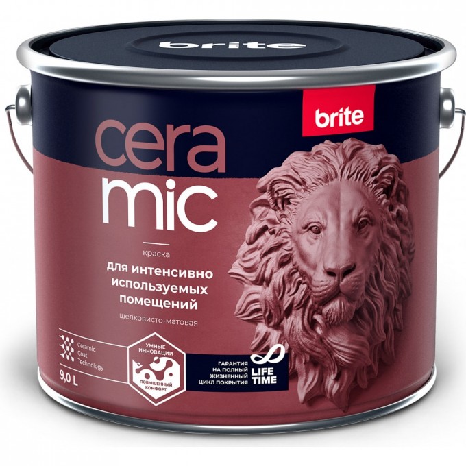 Краска для интенсивно используемых помещений BRITE CERAMIC O04591